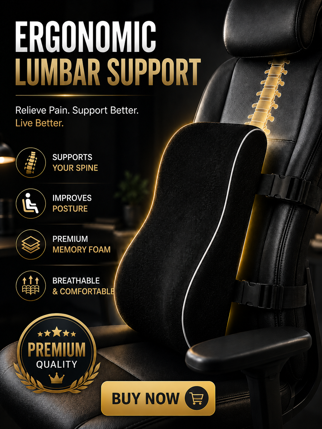 Ergonomic Comfort for Your Car & Office