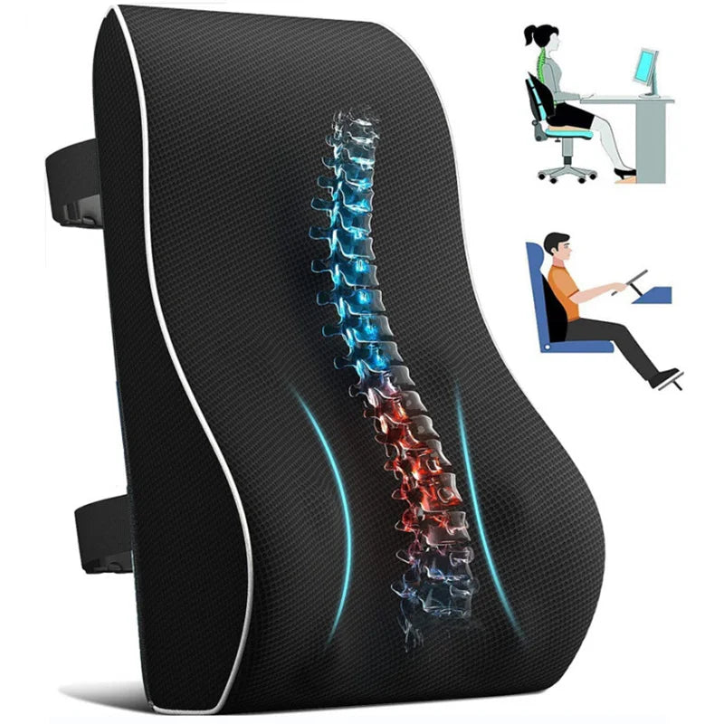 ProDrive Lumbar Support Cushion – Back Pain Relief for Car & Office